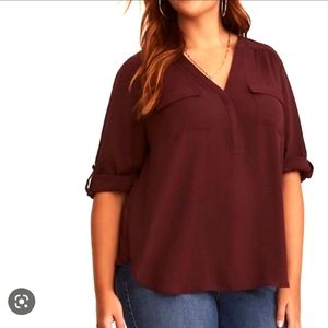 Torrid Harper 3/4 sleeve